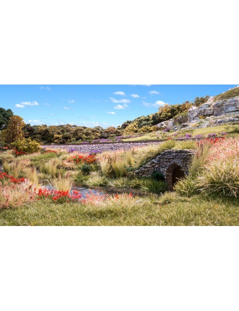 MECHONES DE HIERVA PRADERA VERDE CLARO, WOODLAND SCENICS FS776