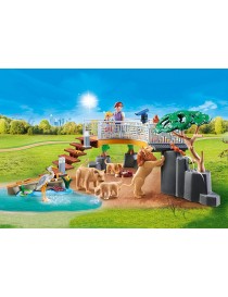 PLAYMOBIL® 70343 RECINTO EXTERIOR DE LEONES