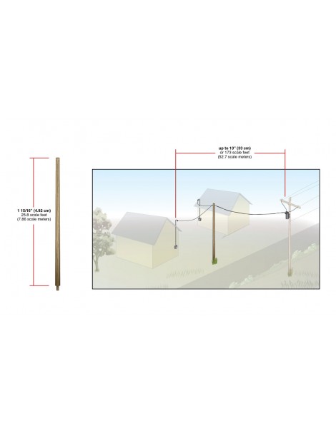 JUEGO DE CONEXIÓN DE TRANSFORMADOR, WOODLAND SCENICS US2252