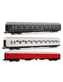SET 3 COCHES T2 AZUL, T2 BLANCO Y FURGÓN D8,  ARNOLD HN4345