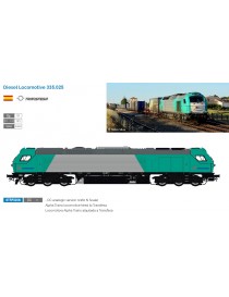 LOCOMOTORA DIESEL 335.025 "TRANSFESA" SERIE 335, SUDEXPRESS STRF025N - ENVÍO GRATUITO -