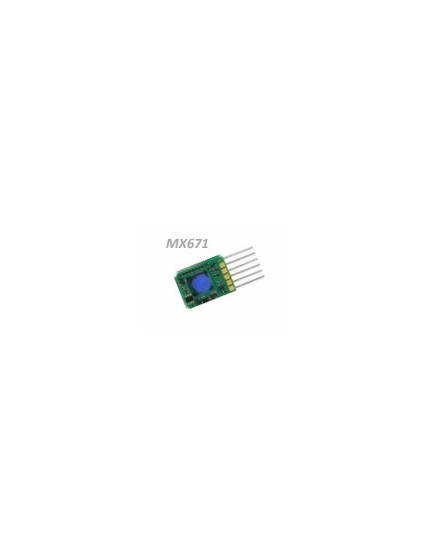 DECODER ZIMO DE FUNCIONES MX671N