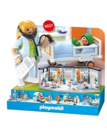 ESCAPARATE PLAYMOBIL HOSPITAL