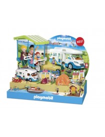 ESCAPARATE PLAYMOBIL CAMPING