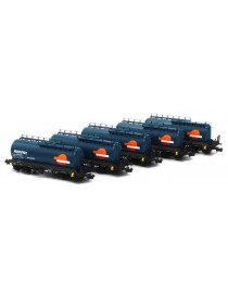 N71020 MFTRAIN SET 5 CISTERNAS REPSOL - TRANSFESA "TREN DE FUEL"