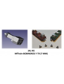 JAL-N5 JUEGO DE DOS ENGANCHES MAGNÉTICOS (7 mm) PARA BOBINEROS Y TT9 MFTRAIN