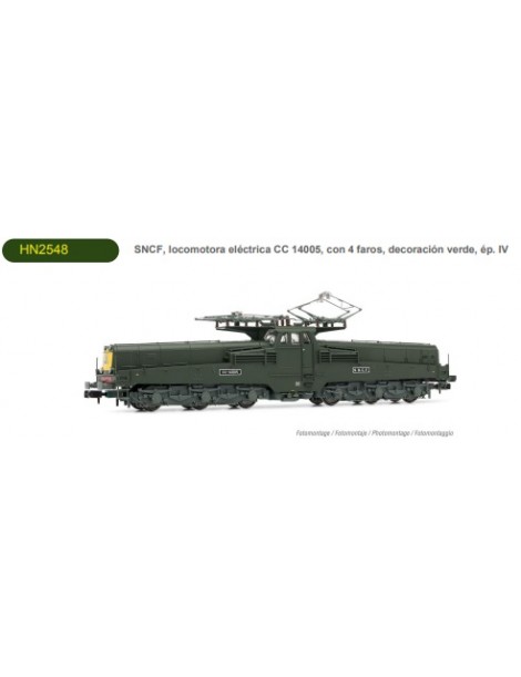 HN2548 ARNOLD, LOCOMOTORA ELÉCTRICA CC 14005 DECORACIÓN VERDE