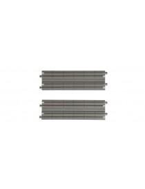 K20-014 KATO 2 TRAMOS VIA RECTA DOBLE EN PLACA DE HORMIGÓN DE 186 MM UNITRACK N