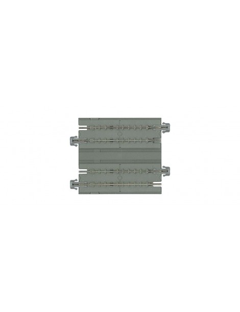 K20-044 KATO 2 TRAMOS DE VÍA DOBLE RECTA EN PLATAFORMA DE HORMIGÓN DE 62 MM UNITRACK N