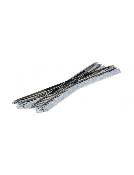 K20-301 KATO CRUCE DERECHA 15º 168 MM UNITRACK N