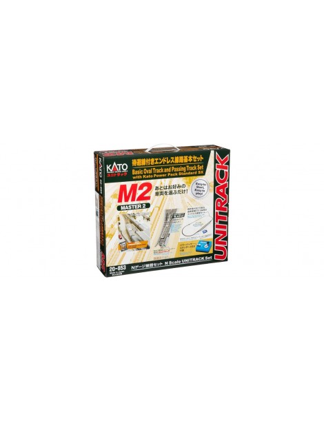 K20-853 KATO SET INICIO BÁSICO M2 CON DESVÍOS UNITRACK
