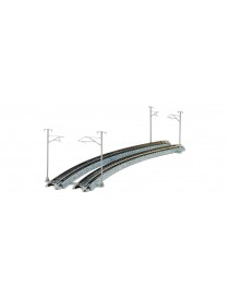 K23-059-1 KATO SET 16 POSTES SIMPLE DE CATENARIA