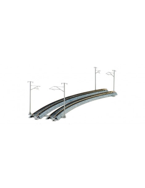 K23-059-1 KATO SET 16 POSTES SIMPLE DE CATENARIA