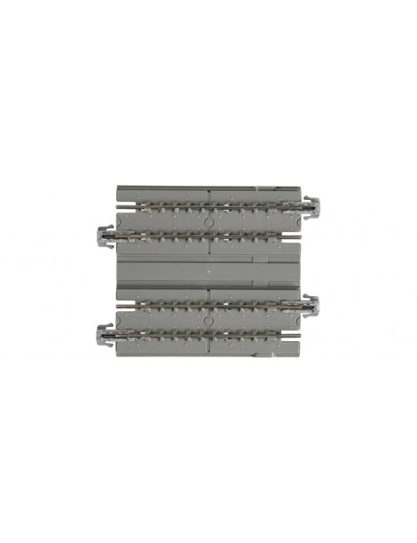 K20-049 KATO 2 TRAMOS DE VÍA RECTA DOBLE DE 62 MM EN PLATAFORMA DE HORMIGÓN