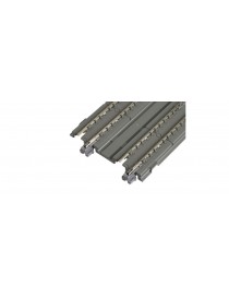 K20-049 KATO 2 TRAMOS DE VÍA RECTA DOBLE DE 62 MM EN PLATAFORMA DE HORMIGÓN