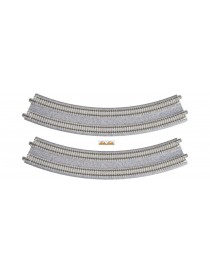 K20-181 KATO 2 TRAMOS CURVA DOBLE PERALTADA 414/381 MM 45º