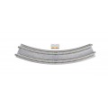 K20-182 KATO TRANSICIÓN A CURVA CON PERALTE VÍA DOBLE CURVA 414/318 MM 22.5º 45º