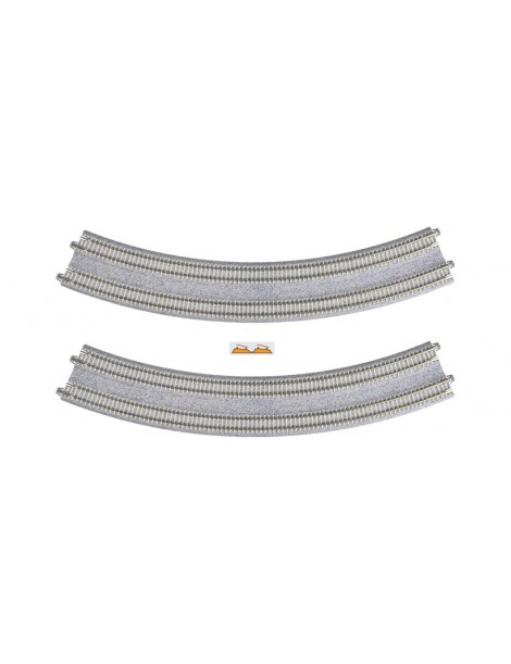 K20-185 KATO CURVA DOBLE PERALTADA 480/447 MM 45º