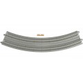 K20-187 KATO CURVA DOBLE PERALTADA CON PLATAFORMA DE HORMIGÓN 414/381 MM 45º