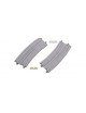K20-188 KATO TRANSICIÓN A CURVA CON PERALTE CON PLATAFORMA DE HORMIGÓN VÍA DOBLE CURVA 414/381 MM 45º