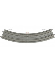 K20-188 KATO TRANSICIÓN A CURVA CON PERALTE CON PLATAFORMA DE HORMIGÓN VÍA DOBLE CURVA 414/381 MM 45º