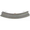 K20-188 KATO TRANSICIÓN A CURVA CON PERALTE CON PLATAFORMA DE HORMIGÓN VÍA DOBLE CURVA 414/381 MM 45º