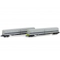 H23444 HOBBYTRAIN SET 2 VAGONES MERCANCÍAS