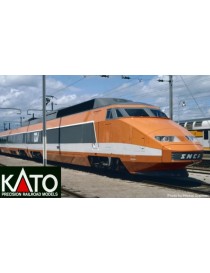 10-2083D KATO TGV SUD-EST 1ª GENERACIÓN (SET BASICO 5 COCHES)