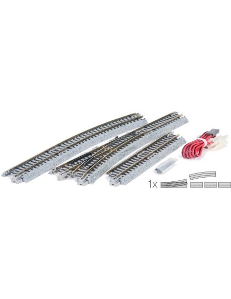 K20-220 KATO DESVÍO ELÉCTRICO A IZQUIERDA R481 MM 15º