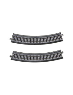 K20-531 KATO VIADUCTO CURVA ELEVADA DE VÍA ÚNICA R348-30º 2 PZAS 2