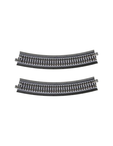 K20-531 KATO VIADUCTO CURVA ELEVADA DE VÍA ÚNICA R348-30º 2 PZAS