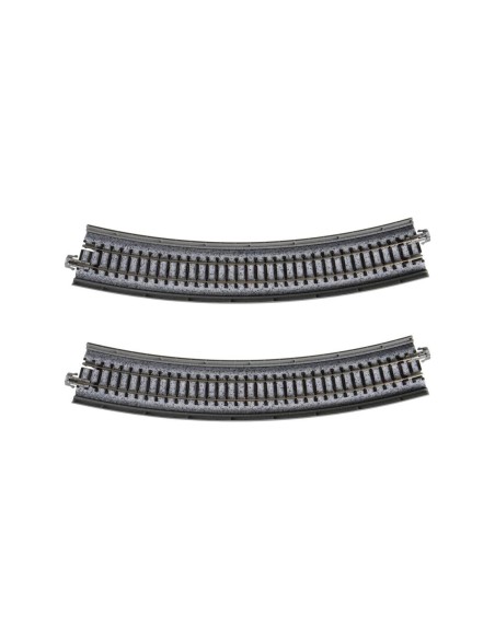 K20-531 KATO VIADUCTO CURVA ELEVADA DE VÍA ÚNICA R348-30º 2 PZAS