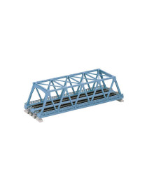 K20-436 KATO PUENTE METÁLICO DE VÍA DOBLE AZUL 248 MM