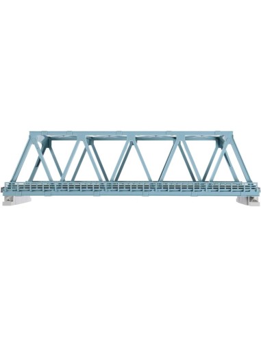 K20-436 KATO PUENTE METÁLICO DE VÍA DOBLE AZUL 248 MM