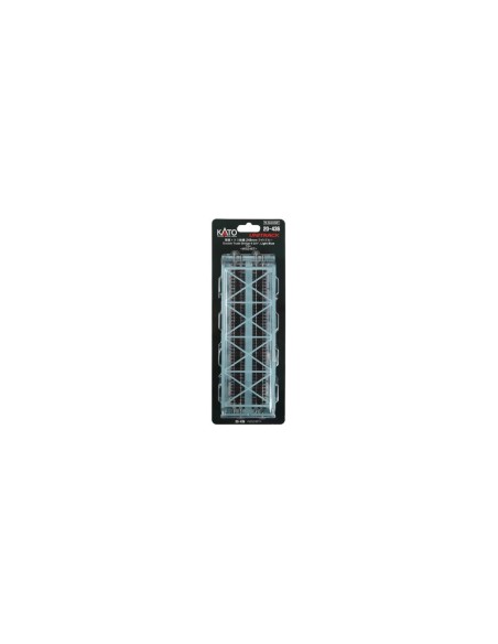 K20-436 KATO PUENTE METÁLICO DE VÍA DOBLE AZUL 248 MM