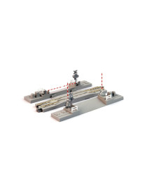 K20-027 KATO PASO A NIVEL VÍA ÚNICA 124 MM