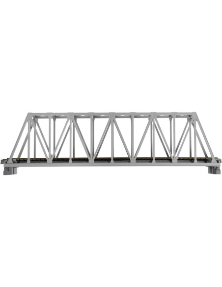 K20-432 KATO PUENTE METÁLICO DE VÍA ÚNICA GRIS 248 MM