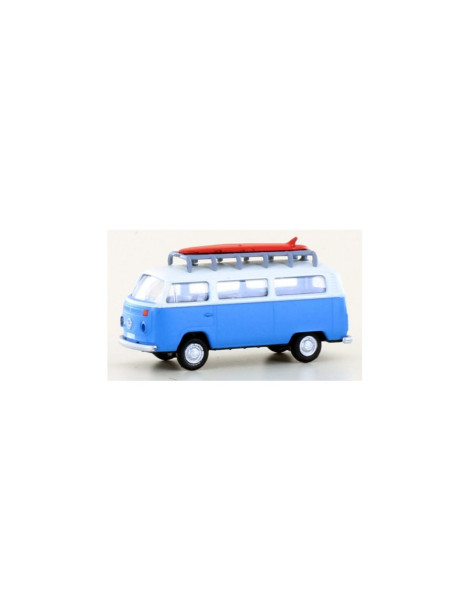 VW BUS T2 VERDE "FLOWER" CAMPER , MINIS LC3884