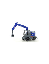 LC4261 MINIS EXCABADORA COMPACTA LIEBHERR AZUL CON DOBLE PALA
