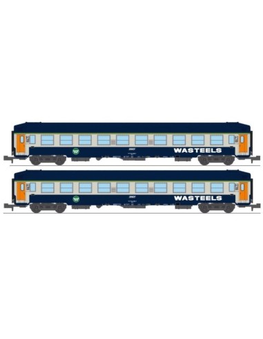 copy of NW-346 REE MODELS SET 2 COCHES SNCF CAMAS LITERAS WASTEELS