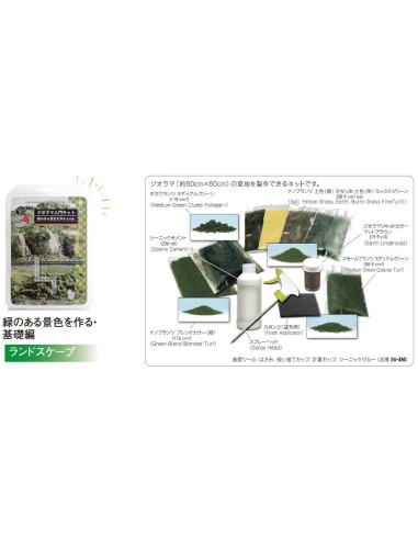 K24-343 Kato kit inicio cómo hacer un paisaje básico