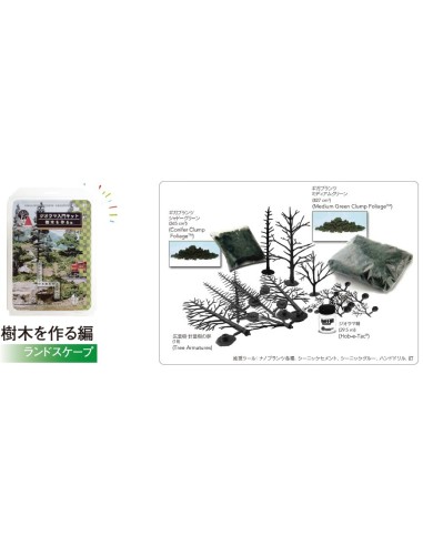 K24-342 Kato kit inicio cómo hacer árboles