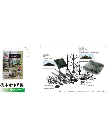 K24-342 Kato kit inicio cómo hacer árboles