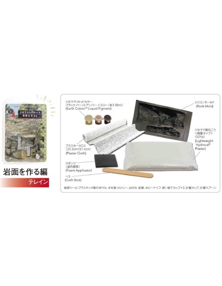 K24-340 Kato kit inicio cómo hacer superficies rocosas