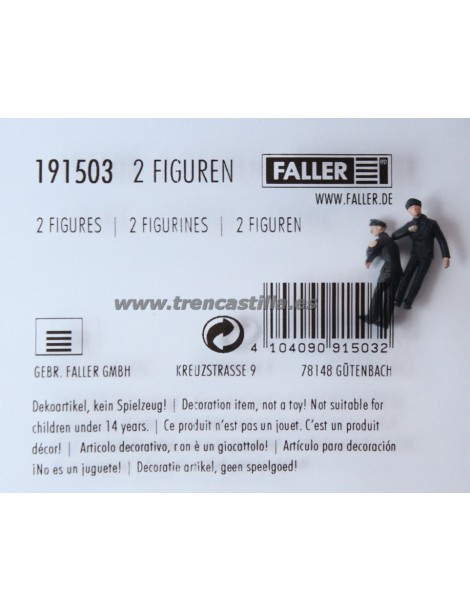 Set dos figuras obreros, Faller 191503