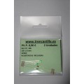 2 LED 1,8 mm VERDE, TRENCASTILLA TC106