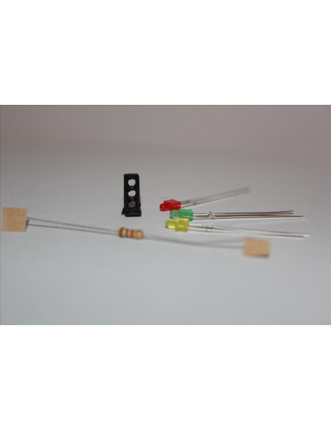 KIT SEÑAL BAJA CON 3 LED 2 mm, TRENCASTILLA TC SB02