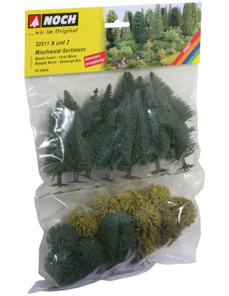 Bosque mixto, 25 arboles, Noch 32511