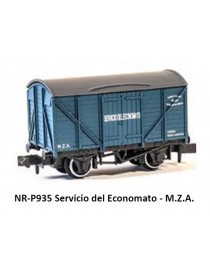 VAGÓN SERVICIO DEL ECONOMATO M.Z.A., PECO PNR-P935