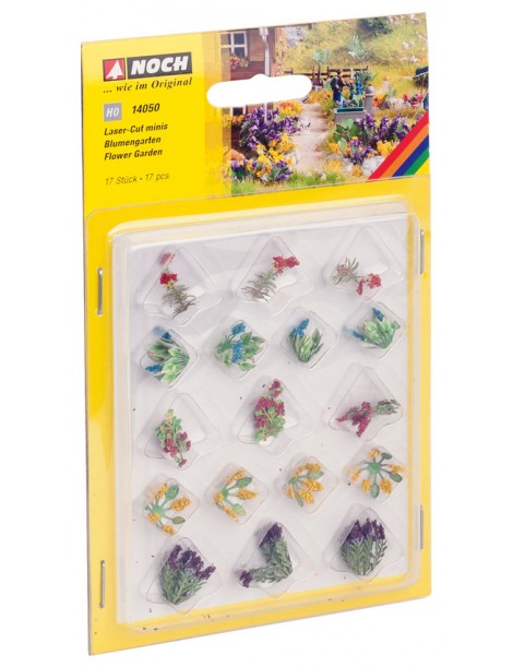 CONJUNTO 17 PLANTAS LASER CUT MINIS, NOCH 14054